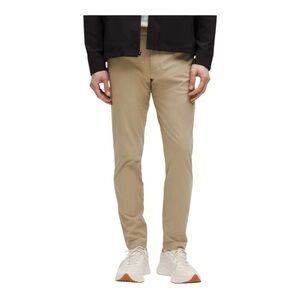 Lululemon ABC Slim Pants, Men’s Tech Pants, Commuter Pants Tan Size 34 Utilitech